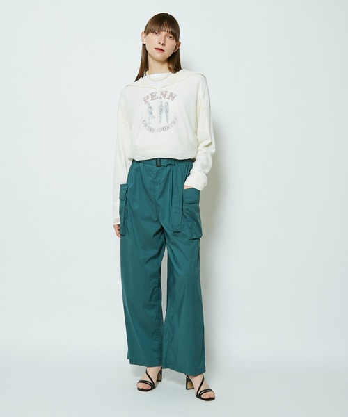 CIAOPANIC（チャオパニック）の「ワイドカーゴパンツ（カーゴパンツ・レディース・ブラック/オリーブ・SMALL/MEDIUM）」の14枚目の写真