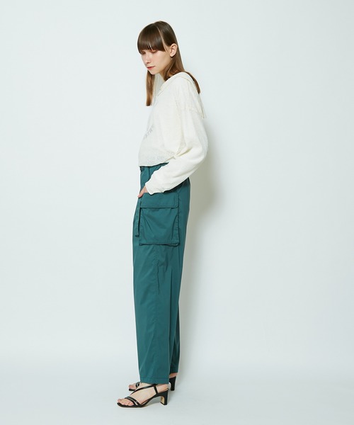 CIAOPANIC（チャオパニック）の「ワイドカーゴパンツ（カーゴパンツ・レディース・ブラック/オリーブ・SMALL/MEDIUM）」の17枚目の写真