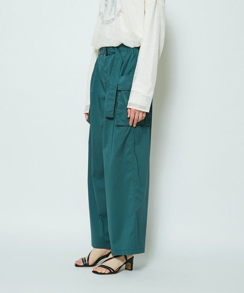 CIAOPANIC（チャオパニック）の「ワイドカーゴパンツ（カーゴパンツ・レディース・ブラック/オリーブ・SMALL/MEDIUM）」の21枚目の写真