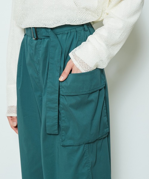 CIAOPANIC（チャオパニック）の「ワイドカーゴパンツ（カーゴパンツ・レディース・ブラック/オリーブ・SMALL/MEDIUM）」の6枚目の写真