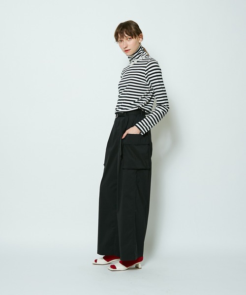 CIAOPANIC（チャオパニック）の「ワイドカーゴパンツ（カーゴパンツ・レディース・ブラック/オリーブ・SMALL/MEDIUM）」の22枚目の写真