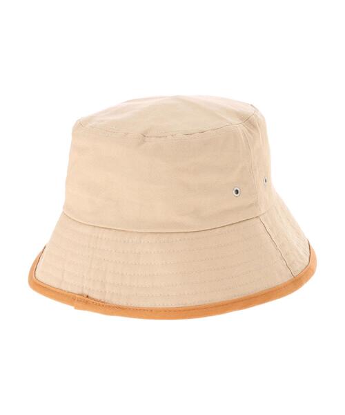 Green Parks(グリーンパークス)の「・パイピングカラーツイルバケットハット*(キャップ・レディース・チャコールグレー/ブラック/ベージュ/ブラウン・FREE)」の12枚目の写真