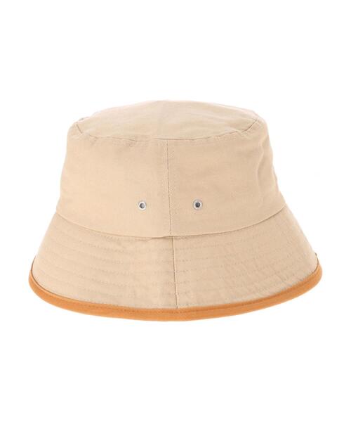 Green Parks(グリーンパークス)の「・パイピングカラーツイルバケットハット*(キャップ・レディース・チャコールグレー/ブラック/ベージュ/ブラウン・FREE)」の13枚目の写真