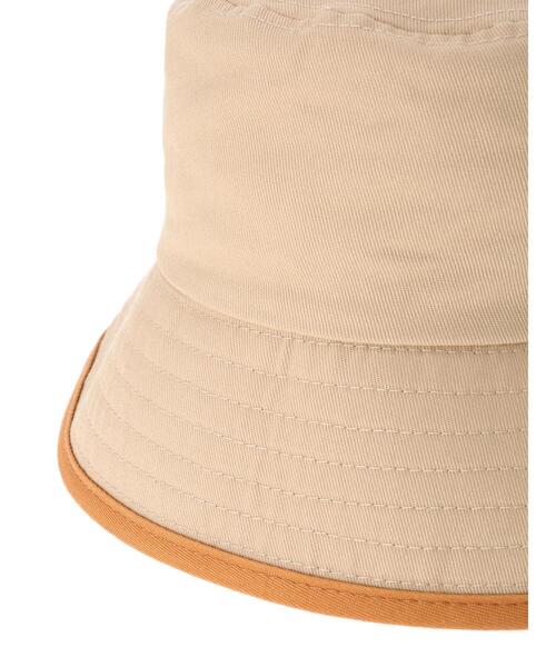 Green Parks(グリーンパークス)の「・パイピングカラーツイルバケットハット*(キャップ・レディース・チャコールグレー/ブラック/ベージュ/ブラウン・FREE)」の14枚目の写真