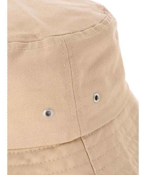 Green Parks(グリーンパークス)の「・パイピングカラーツイルバケットハット*(キャップ・レディース・チャコールグレー/ブラック/ベージュ/ブラウン・FREE)」の15枚目の写真