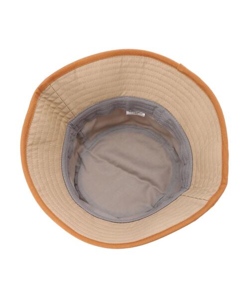 Green Parks(グリーンパークス)の「・パイピングカラーツイルバケットハット*(キャップ・レディース・チャコールグレー/ブラック/ベージュ/ブラウン・FREE)」の16枚目の写真