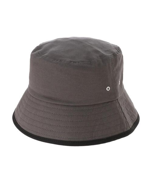 Green Parks(グリーンパークス)の「・パイピングカラーツイルバケットハット*(キャップ・レディース・チャコールグレー/ブラック/ベージュ/ブラウン・FREE)」の17枚目の写真
