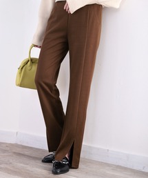 classicalelf | 暖か&美脚魅せ。スリット起毛カットソーパンツ(スラックス)