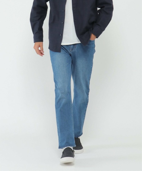 ikka(イッカ)の「ストレッチ デニム5Pパンツ(デニムパンツ・メンズ・ブラック/ブルー/ネイビー・S/M/L/XL)」の7枚目の写真