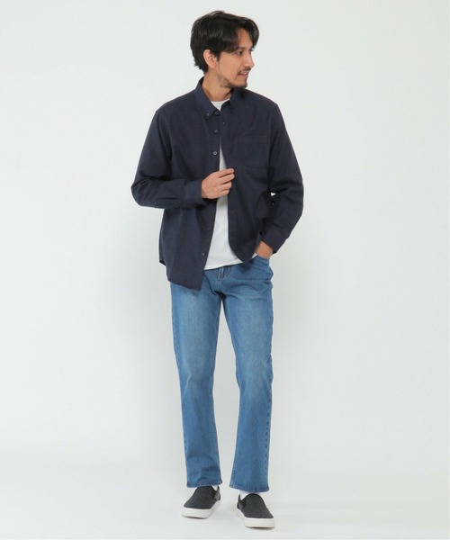 ikka(イッカ)の「ストレッチ デニム5Pパンツ(デニムパンツ・メンズ・ブラック/ブルー/ネイビー・S/M/L/XL)」の6枚目の写真