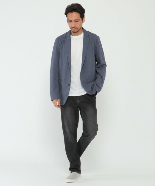 ikka(イッカ)の「ストレッチ デニム5Pパンツ(デニムパンツ・メンズ・ブラック/ブルー/ネイビー・S/M/L/XL)」の4枚目の写真