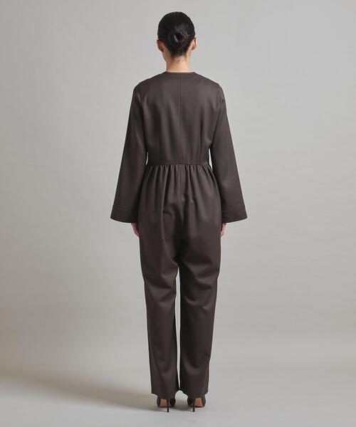 LOEFF（ロエフ）の「＜LOEFF（ロエフ）＞W ツイル オールインワン†◆（つなぎ/オールインワン・レディース・ネイビー/ダークブラウン・1/0）」の6枚目の写真