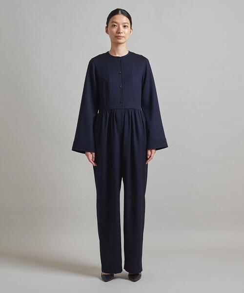 LOEFF（ロエフ）の「＜LOEFF（ロエフ）＞W ツイル オールインワン†◆（つなぎ/オールインワン・レディース・ネイビー/ダークブラウン・1/0）」の12枚目の写真