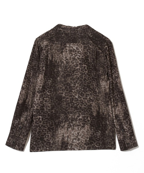 CRIMIE(クライミー)の「NOISE LEOPARD LONG SLEEVE SHIRT(シャツ/ブラウス・メンズ・ブルー/ブラック・L/S/M/XL/XXL)」の5枚目の写真