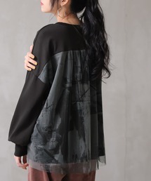 osharewalker | 『アート柄バックチュールカットソー』(Tシャツ/カットソー)