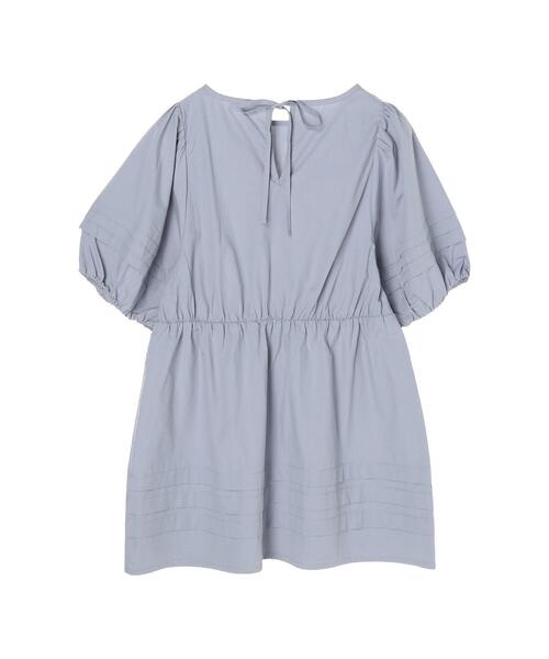 koe（コエ）の「ボリューム袖チュニックブラウス*（シャツ/ブラウス・レディース・ホワイト/ブルー系その他7/ライトベージュ/ネイビー・FREE）」の9枚目の写真