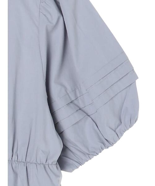 koe（コエ）の「ボリューム袖チュニックブラウス*（シャツ/ブラウス・レディース・ホワイト/ブルー系その他7/ライトベージュ/ネイビー・FREE）」の7枚目の写真