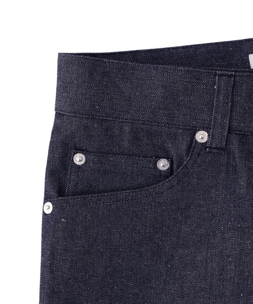 JOHN LAWRENCE SULLIVAN（ジョンローレンスサリバン）の「RIGID DENIM WIDE PANTS（デニムパンツ・メンズ・ブラック/インディゴブルー・44/46/42/48）」の10枚目の写真