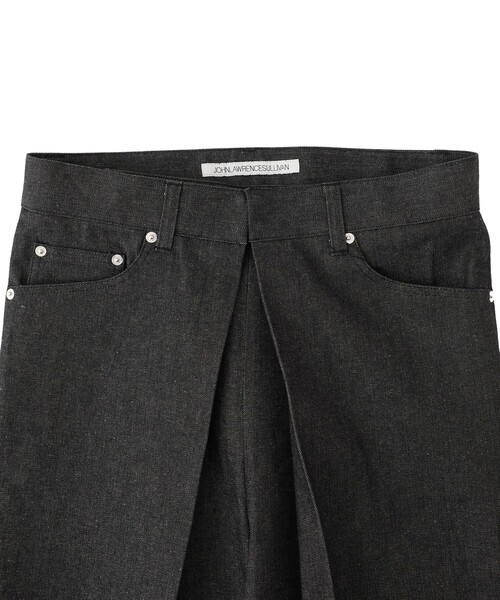 JOHN LAWRENCE SULLIVAN（ジョンローレンスサリバン）の「RIGID DENIM WIDE PANTS（デニムパンツ・メンズ・ブラック/インディゴブルー・44/46/42/48）」の17枚目の写真