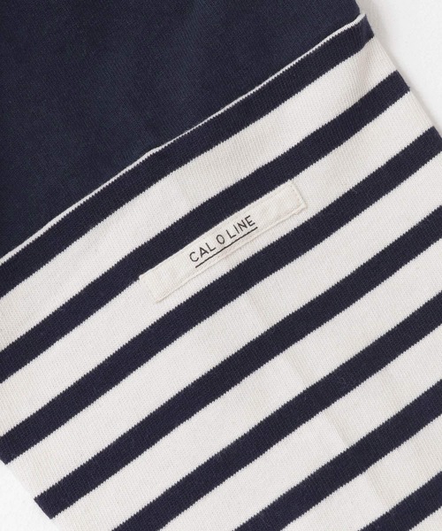 CAL O LINE（キャルオーライン）の「CAL O LINE　BANDANA BASQUE BORDER T-SHIRTS（Tシャツ/カットソー・メンズ・ネイビー・LARGE/MEDIUM）」の19枚目の写真