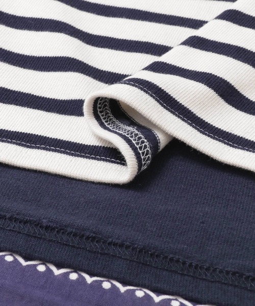 CAL O LINE（キャルオーライン）の「CAL O LINE　BANDANA BASQUE BORDER T-SHIRTS（Tシャツ/カットソー・メンズ・ネイビー・LARGE/MEDIUM）」の21枚目の写真