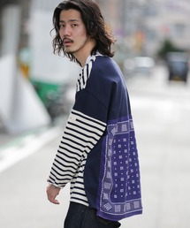 CAL O LINE | CAL O LINE　BANDANA BASQUE BORDER T-SHIRTS(Tシャツ/カットソー)