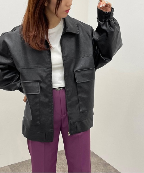 KATAYONE ADELI カティヨンアデリレザージャケット革ジャン
