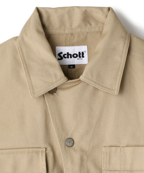 schott（ショット）の「Schott/ショット/TC WORKWEAR JUMPSUIT/ジャンプスーツ（つなぎ/オールインワン・メンズ・ブラック/カーキ/キナリ・MEDIUM/LARGE/X-LARGE）」の11枚目の写真