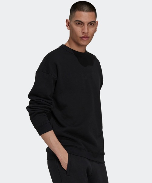 adidas（アディダス）の「R.Y.V. ルーズフィット クルーネック スウェット / アディダスオリジナルス（スウェット・メンズ・オフホワイト/ブラック・XXX-LARGE/X-SMALL/X-LARGE/LARGE/XX-LARGE/SMALL/MEDIUM）」の9枚目の写真