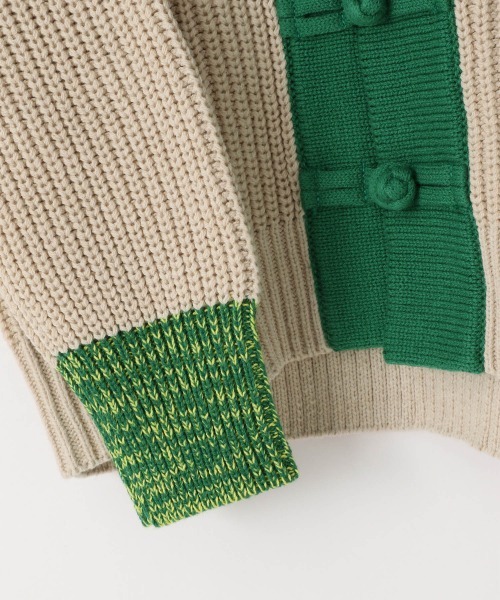 LOWRYS FARM（ローリーズファーム）の「ニットチャイナカーディガン　955169（カーディガン/ボレロ・キッズ・ブラック/グレー/ベージュ・110cm/120cm/130cm）」の8枚目の写真