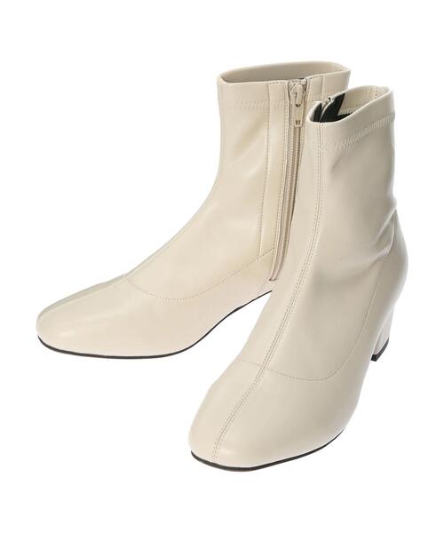 earth music&ecology（アースミュージックアンドエコロジー）の「ORiental TRaffic ストレッチブーツ（ブーツ・レディース・アイボリー/ブラック/ダークブラウン・S/M/L）」の20枚目の写真