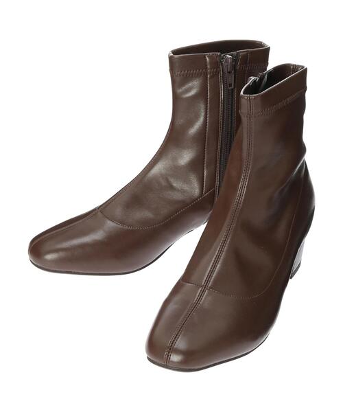 earth music&ecology（アースミュージックアンドエコロジー）の「ORiental TRaffic ストレッチブーツ（ブーツ・レディース・アイボリー/ブラック/ダークブラウン・S/M/L）」の18枚目の写真