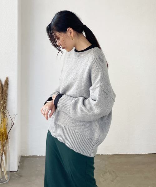 Shelly island（シェリーアイランド）の「ハイウエストロングナロースカート（スカート・レディース・ライトグリーン/レッド/グリーン/オレンジ/ブラック・M）」の20枚目の写真