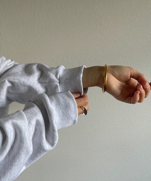 wee9s（ウィークス）の「vintage like over size wanwan sweat / ヴィンテージライクオーバーサイズワンワンスウェット（スウェット・レディース・グレー・FREE）」の7枚目の写真