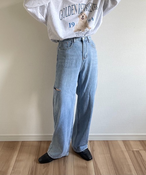 トレーナー スウェット vintage like over size wanwan sweat / ヴィンテージライクオーバーサイズワンワンスウェット vintage like over size wanwan sweat / ヴィンテージライク