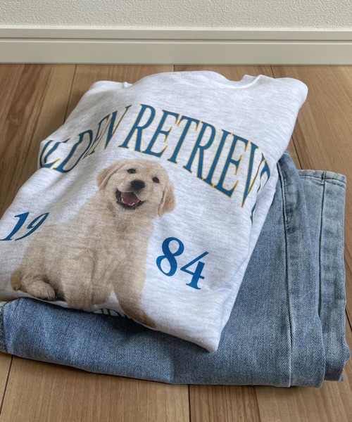 wee9s（ウィークス）の「vintage like over size wanwan sweat / ヴィンテージライクオーバーサイズワンワンスウェット（スウェット・レディース・グレー・FREE）」の16枚目の写真