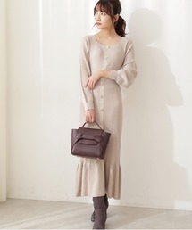 PROPORTION BODY DRESSING | フェイクスエードトリミングマーメイドKTOP / 1211240509(ワンピース)