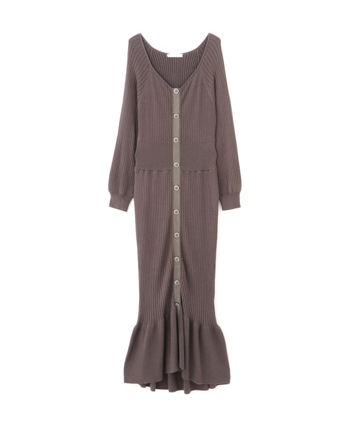 PROPORTION BODY DRESSING（プロポーションボディドレッシング）の「フェイクスエードトリミングマーメイドＫＴＯＰ / 1211240509（ワンピース・レディース・ダークグレー/グリーン/ベージュ・MEDIUM/SMALL）」の20枚目の写真