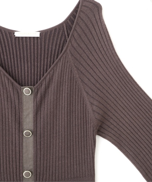 PROPORTION BODY DRESSING（プロポーションボディドレッシング）の「フェイクスエードトリミングマーメイドＫＴＯＰ / 1211240509（ワンピース・レディース・ダークグレー/グリーン/ベージュ・MEDIUM/SMALL）」の18枚目の写真