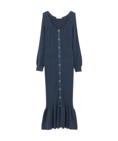 PROPORTION BODY DRESSING（プロポーションボディドレッシング）の「フェイクスエードトリミングマーメイドＫＴＯＰ / 1211240509（ワンピース・レディース・ダークグレー/グリーン/ベージュ・MEDIUM/SMALL）」の10枚目の写真