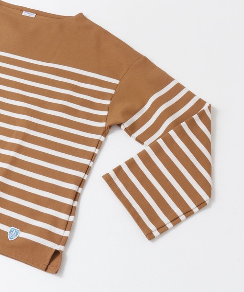 URBAN RESEARCH DOORS（アーバンリサーチドアーズ）の「ORCIVAL　WIDE BOAT NECK PULLOVER（Tシャツ/カットソー・レディース・ホワイト系その他/ブラウン系その他・1）」の14枚目の写真