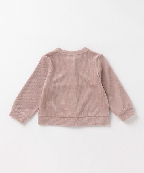 petit main（プティマイン）の「カットコール長袖カーディガン（カーディガン/ボレロ・キッズ・ネイビー/レッド/ライトグレー・100cm/130cm/90cm/120cm/80ｃｍ/110cm）」の6枚目の写真