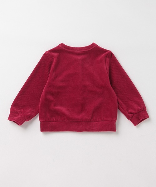 petit main（プティマイン）の「カットコール長袖カーディガン（カーディガン/ボレロ・キッズ・ネイビー/レッド/ライトグレー・100cm/130cm/90cm/120cm/80ｃｍ/110cm）」の7枚目の写真