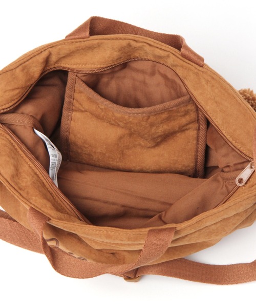 niko and...（ニコアンド）の「オリジナルニコロゴボア切り替え2WAYトートバッグ（トートバッグ・レディース・ブラック/ホワイト/ブラウン・0）」の9枚目の写真