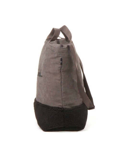 niko and...（ニコアンド）の「オリジナルニコロゴボア切り替え2WAYトートバッグ（トートバッグ・レディース・ブラック/ホワイト/ブラウン・0）」の7枚目の写真