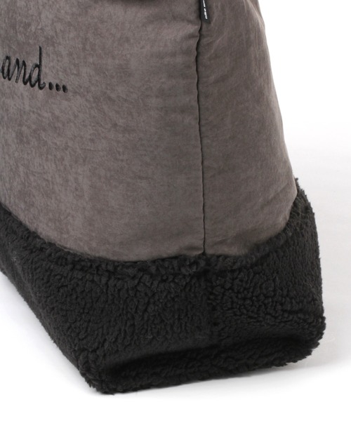 niko and...（ニコアンド）の「オリジナルニコロゴボア切り替え2WAYトートバッグ（トートバッグ・レディース・ブラック/ホワイト/ブラウン・0）」の15枚目の写真