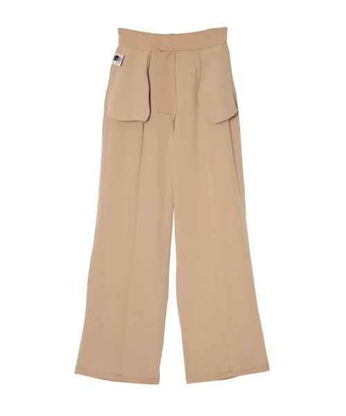 AMIE original ダブルタックストレートパンツ 大人気の ダブルタックストレートパンツ｜PANTS｜レディース