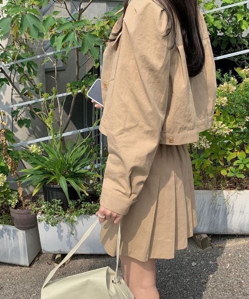 mood for a day（ムードフォーアデイ）の「precious skirt / プリーツミニスカート（スカート・レディース・ベージュ・FREE）」の19枚目の写真