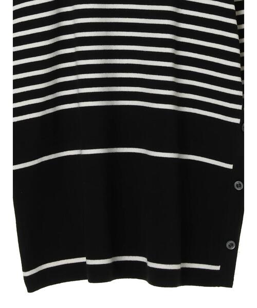 AMERICAN HOLIC（アメリカンホリック）の「パネルボーダーニットチュニック（ニット/セーター・レディース・ブラック系その他4/ブラウン系その他7・M/L）」の21枚目の写真