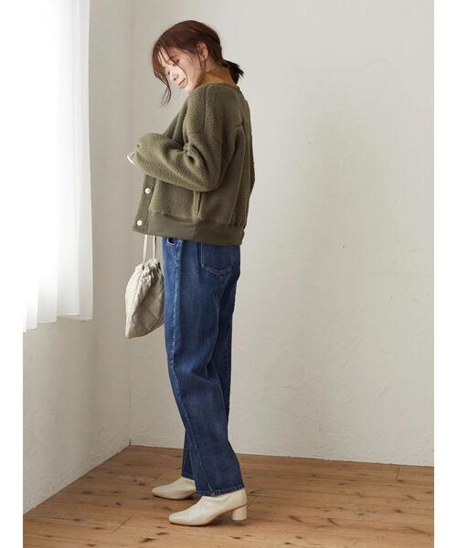 Green Parks(グリーンパークス)の「プチハイネックリブプルオーバー*(Tシャツ/カットソー・レディース・ライトグレー/ブラック/イエロー・FREE)」の9枚目の写真